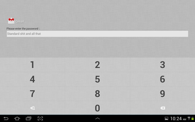Gmail, password prompt