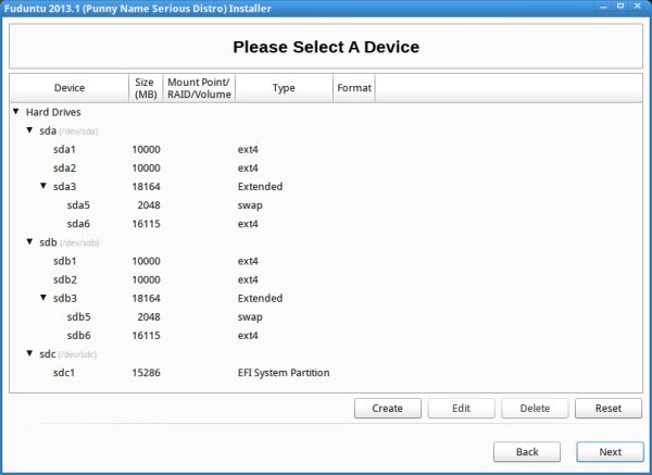 Partitioning, details