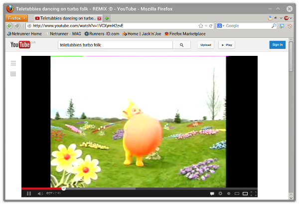 Youtube, Flash