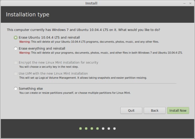 Partitioning suggestion