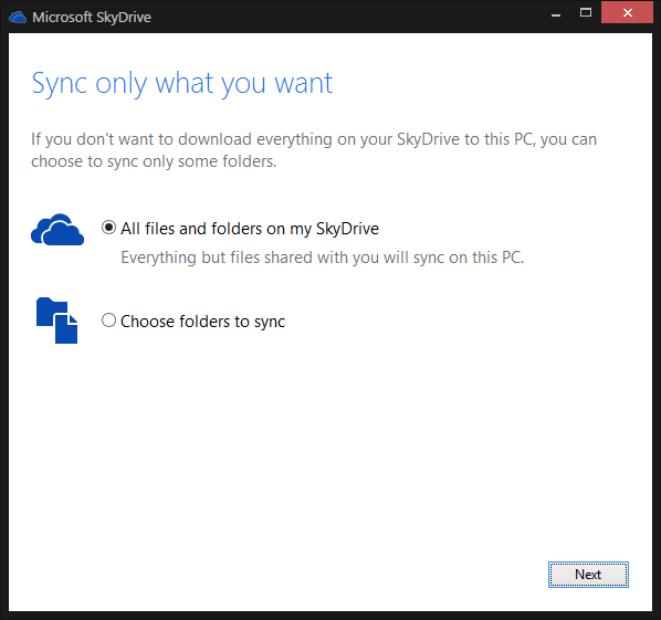 Confusing sharing options