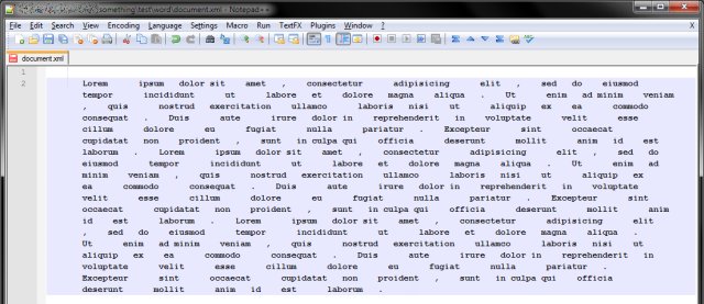 Replaced lines with spaces