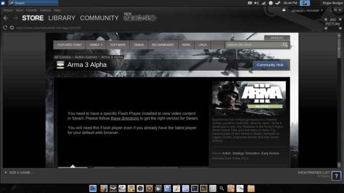 No Flash on 64-bit installs