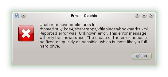 Dolphin error