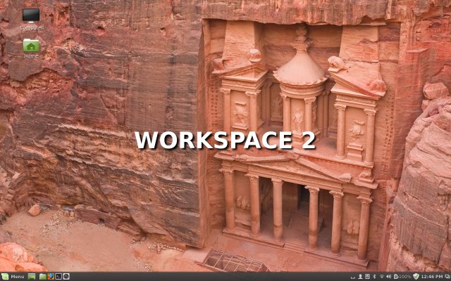 Workspace switcher transition effect