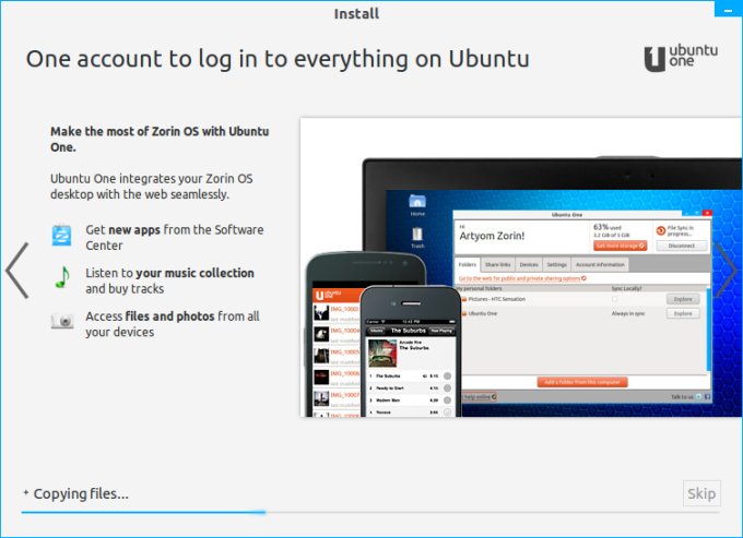 Ubuntu One integration