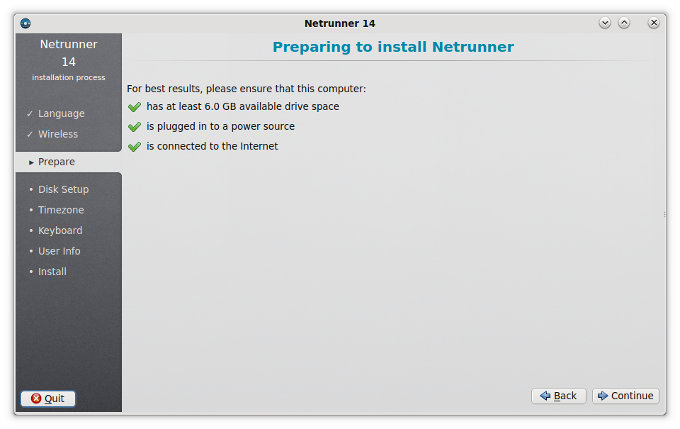 Wireless setup, installer