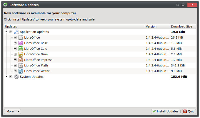 Updates, good looking
