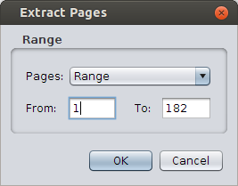 Extract pages