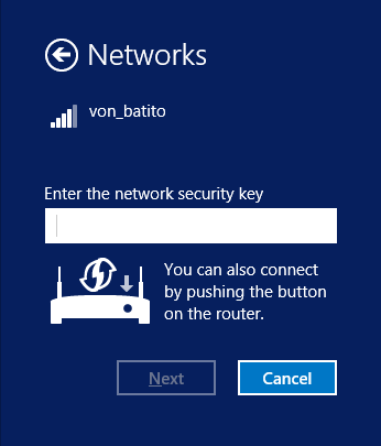 Start new Wireless connection