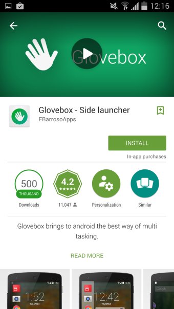 Glovebox, side launcher