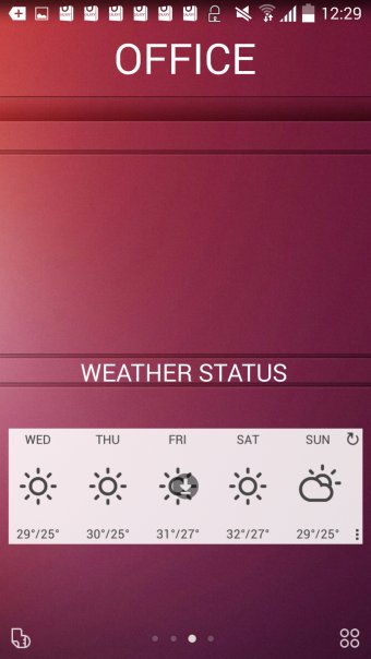 Weather widget