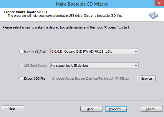 Bootable CD