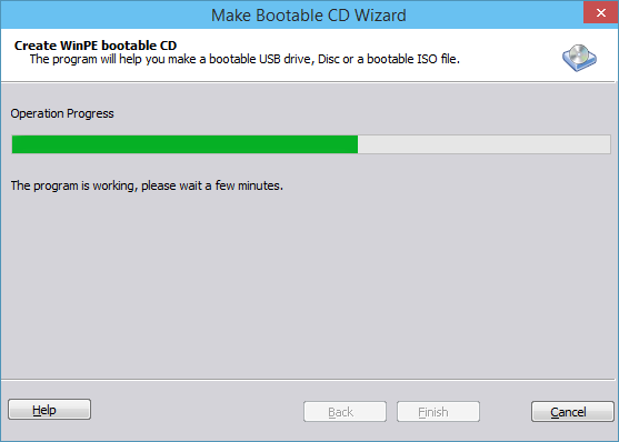 Creating bootable CD