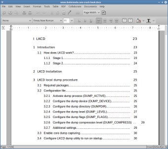 Abiword, conversion 1