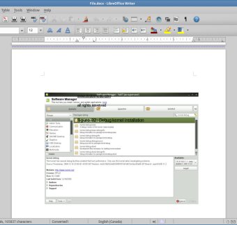 LibreOffice, conversion 2