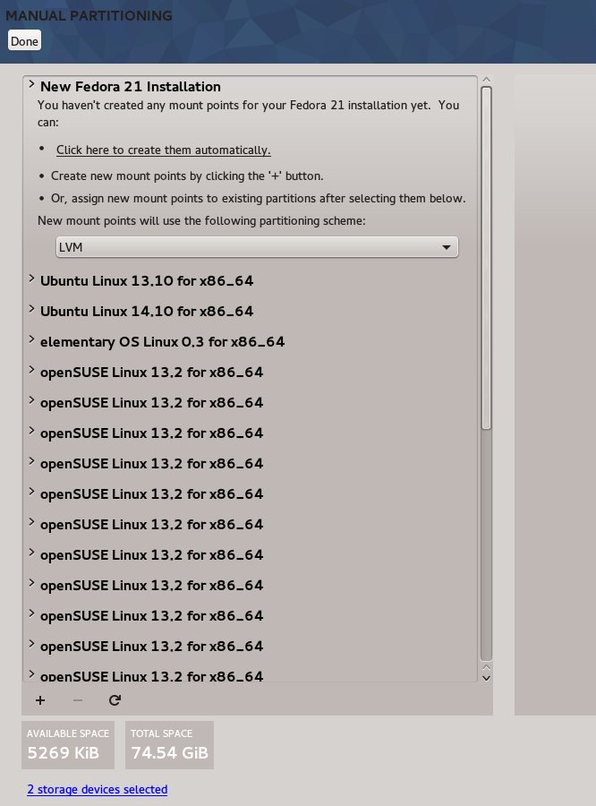 Partitioning wizard, confused