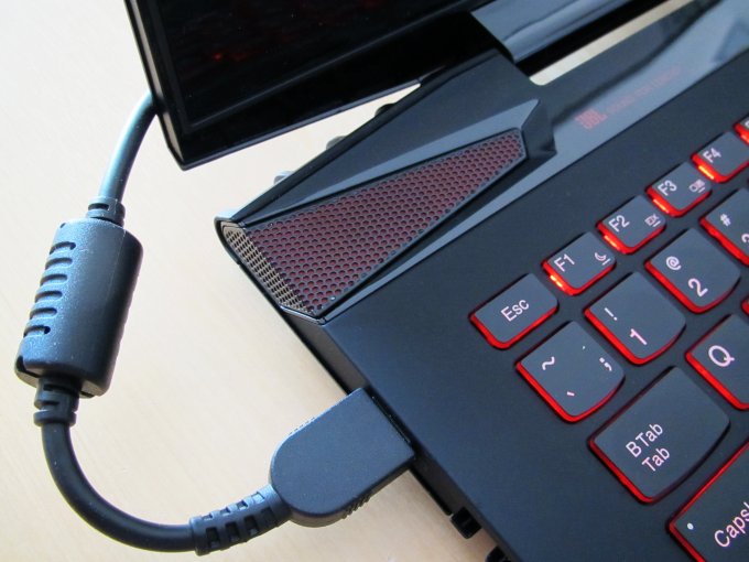 Beautiful red keyboard detailing