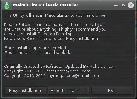 Classic installer
