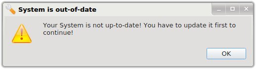Packages, not up to date