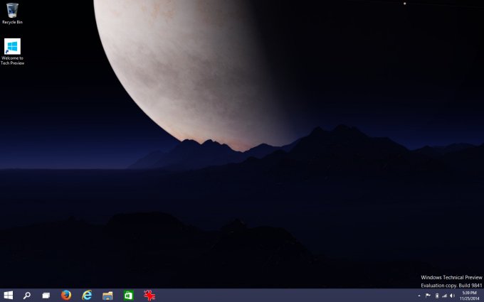 Normal desktop
