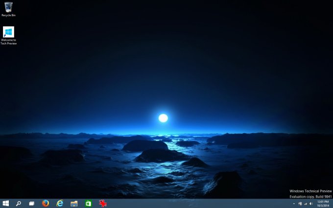 New desktop