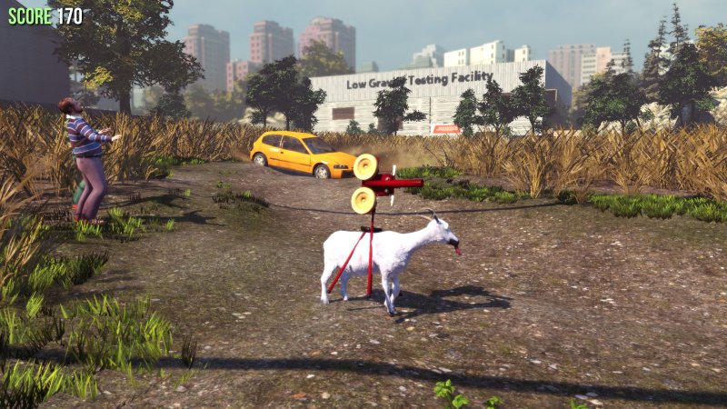 Rally car, golf ball cannon