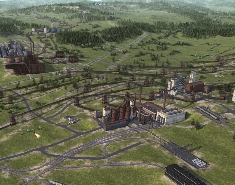 Industry, messy up close