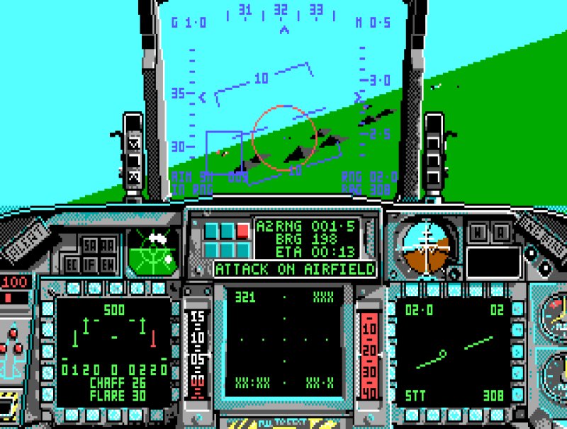 Airfield under attack