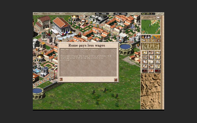 Ceasar III, fullscreen