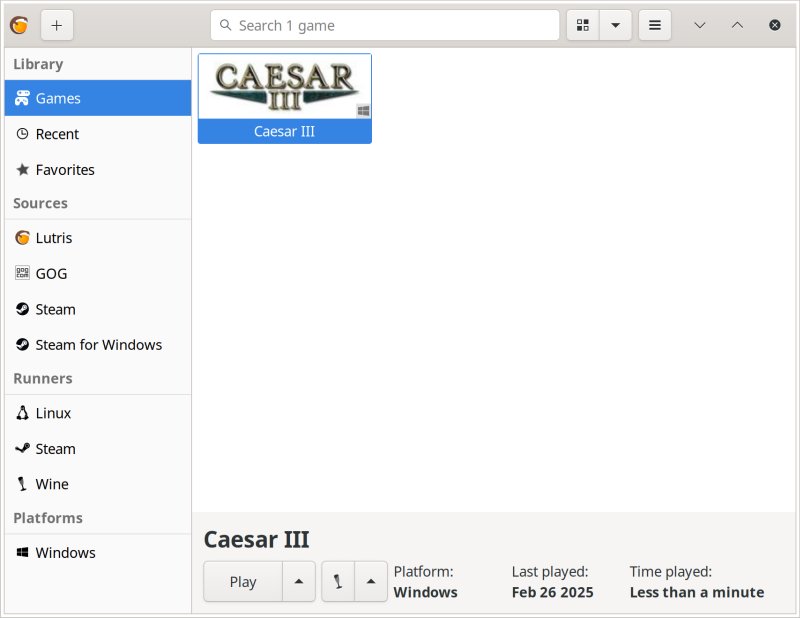 Caesar III does not launch