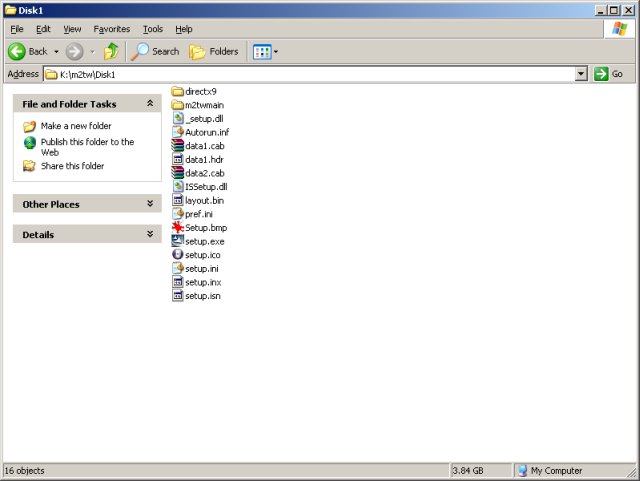 Medieval II alternative installer path