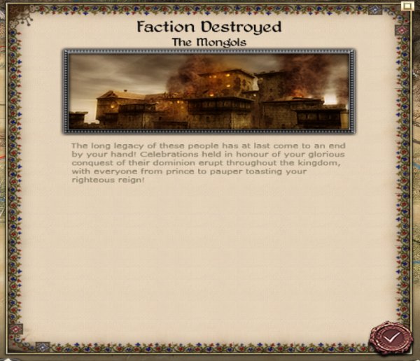 Mongols destroyed