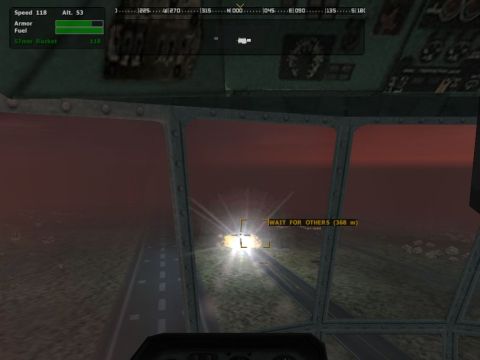 Firing salvos of rockets from helicopter