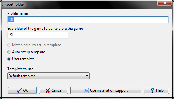Importing game