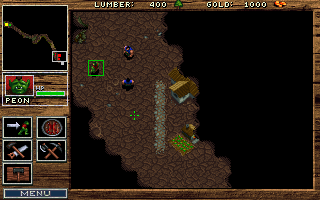 DOSBox mutliplayer Warcraft game 1