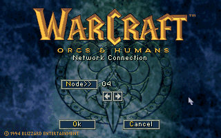 DOSBox mutliplayer Warcraft setup 2