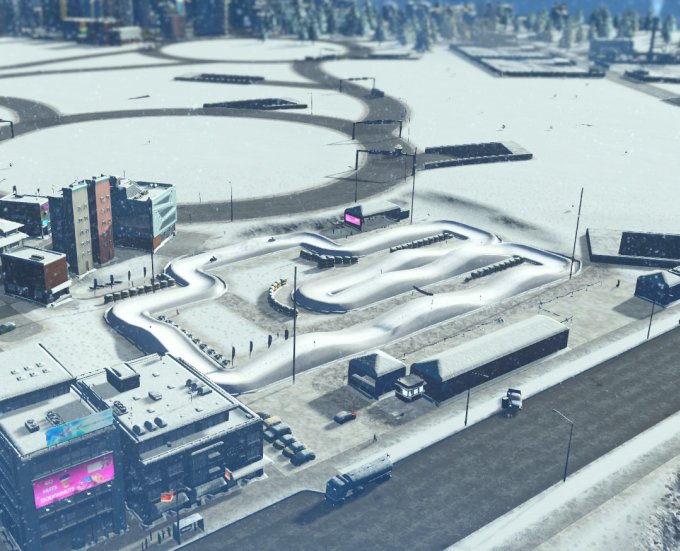 Snow mobile park