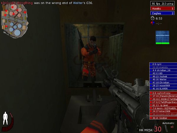 Reflection in mirror