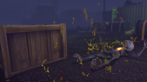 Alien being torn apart