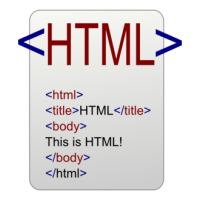 HTML icon