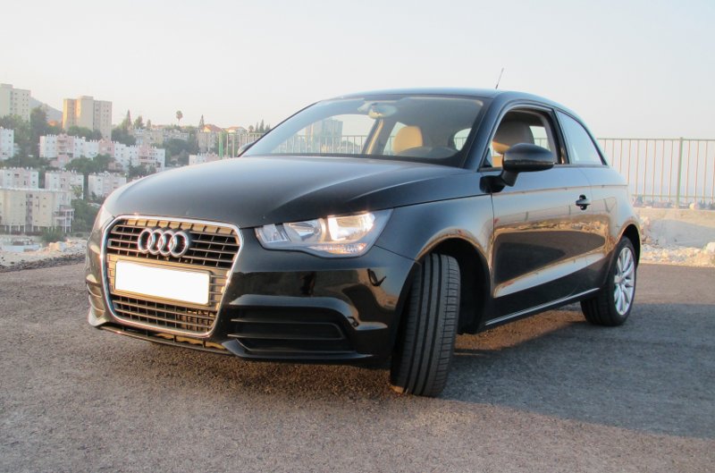 Front view, low angle