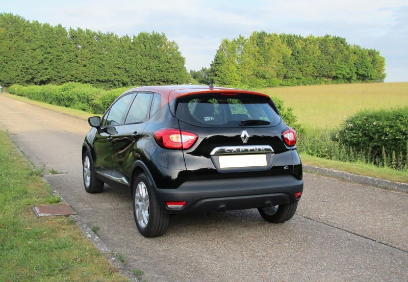 Rear side view, posh