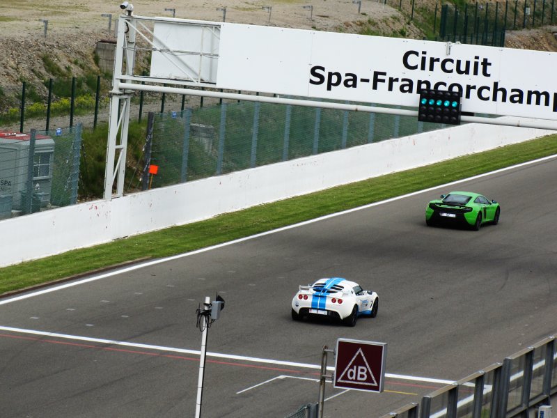 Driving at Spa
