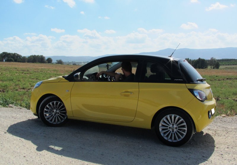 With a handsome man on the inside