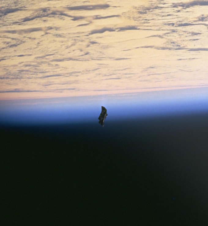 In orbit around Earth