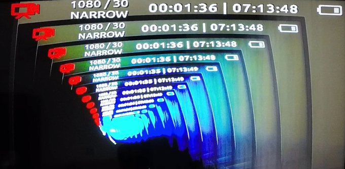 Example of temporal perturbance