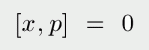 Position-momentum commutation relation